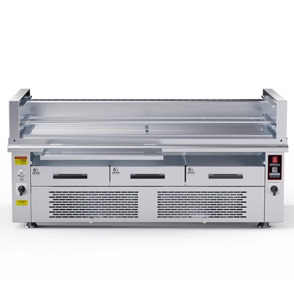 Buy cheap Smokeless BBQ Grill 800'c high temperature 3 groups of heating Independent temperature control from wholesalers