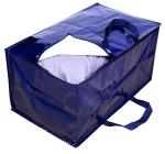 Custom Printing Logo Luxury Large Laminated Non Woven Fabric Storage Luggage Bag