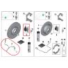 Buy cheap For Rolls Royce Ghost Front Brake Pads With Sensors OEM 34116799870 6799870 34356791959 from wholesalers