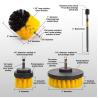 Buy cheap Yellow color Drill Scrubber Brush Drill Brush with Extend Attachment for Bathroom from wholesalers