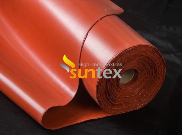 Buy cheap China Wholesale High Temperature Resistant Insulating Red/grey/black/orange Silicone Rubber Coated Fiberglass Cloth from wholesalers