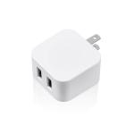 US EU AU UK JP Plug Fast USB Chargers Dual Socket Smart IC Chip