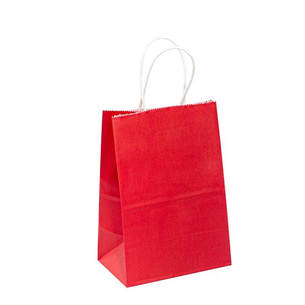 Buy cheap Custom Gift Shopping Carrier Packaging Colourful Kraft Handle Paper Bags from wholesalers