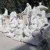 Buy cheap Lord Ganesh Statues Marble Sculpture Life Size Hindu God Garden Statue White Stone Carving Indian Religions from wholesalers
