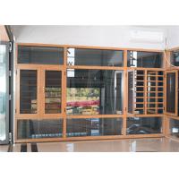 Buy cheap Contemporary Aluminum Windows And Doors Yellow Overall Easy Clean Powder Coated product