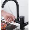 Buy cheap Hot Cold Household Pull Out 360 degree Kitchen Sink Faucets from wholesalers