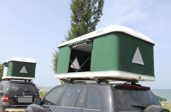 Buy cheap Glass Fiber Lid Hard Shell Roof Top Tent Customized Size For 3-4 Person from wholesalers