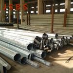 25FT Octagonal Hot Galvanized Steel Utility Pole For Electrical supply