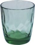 Transparent Glass Toothbrush Tumbler Special Diamond Pattern Surface