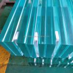 Rough Edge Cut-to-Size Laminated Safety Glass for School Staircase Bathroom