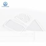 Clear Custom Cut Beveled Glass Circle Round Flat 1mm Cutting Hole