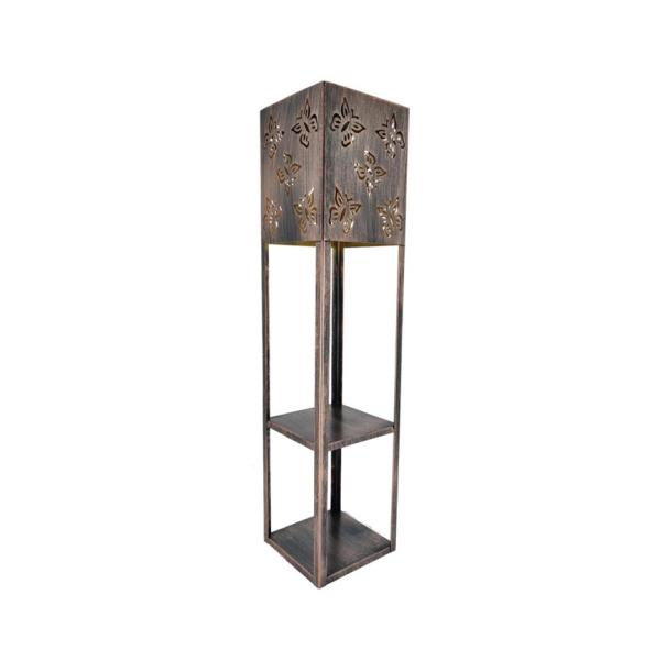 Buy cheap Metal Solar Garden Butterfly Design LED Solar Flower Stand Planter Decorative Stand from wholesalers
