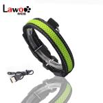 Waterproof Flashing Dog Collar , Nylon Material Safety Rechargeable Petsafe Dog