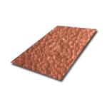304 316 Stainless Steel Hand Hammered Lentil Pattern Texture Metal Sheet