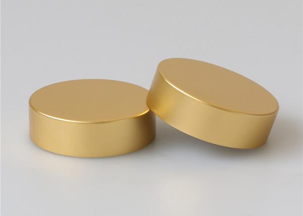 Buy cheap Glass Cosmetic Jars Screw Jar Lids 46mm Luxury Metal Gold Color Or Custom from wholesalers