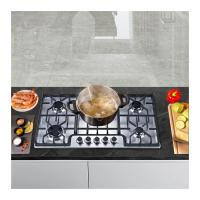 Buy cheap Multifunction 5 Burner Gas Stove Standard Stainless Steel Gas Cooker product