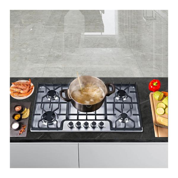 Buy cheap Multifunction 5 Burner Gas Stove Standard Stainless Steel Gas Cooker from wholesalers