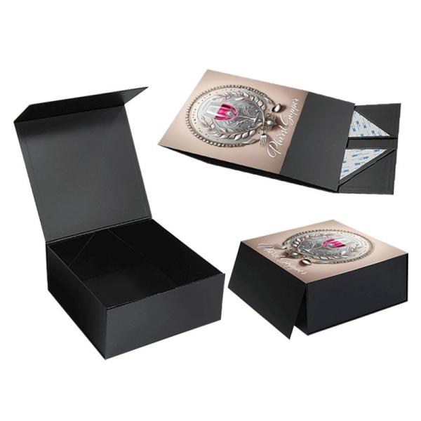 Banquet Glass Set Packaging Box with Custom UV Logo Finish and Foldable Magnetic