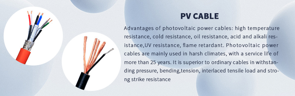 Solar Photovoltaic PV Cable, 4mm2, 6mm2, with Oxygen-Free Copper Conductor