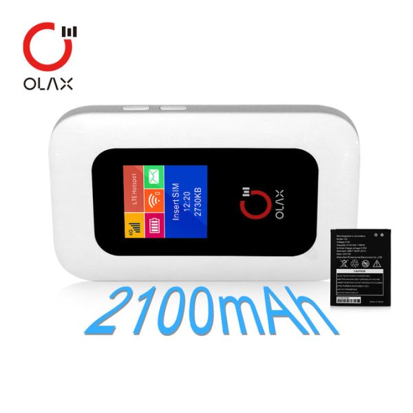 OLAX MF980L Mini Portable 4G Mobile Pocket Wifi Router Hotspot 150Mbps LCD Display For Asia