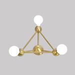 Personality Bedroom sitting room corridor Lina 03-Light Diamond Wall Sconce(WH