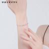 Buy cheap 0.16oz 0.19m Sterling Silver Jewelry Bracelets S925 Zircon Cherry Blossom Bracelet from wholesalers