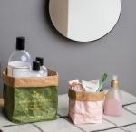Kraft Paper Storage Bag, Laudry Kraft Bags, Clothes Bags, Pack Recycled Brown