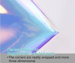 Reflective laser PU leather bag, Iridescent Tote, Fashion Holographic Handbag,