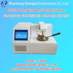 Buy cheap LCD Display Automatic Open Flash Point Tester RT ～ 400℃ Forced Air Cooling ASTM D92 from wholesalers