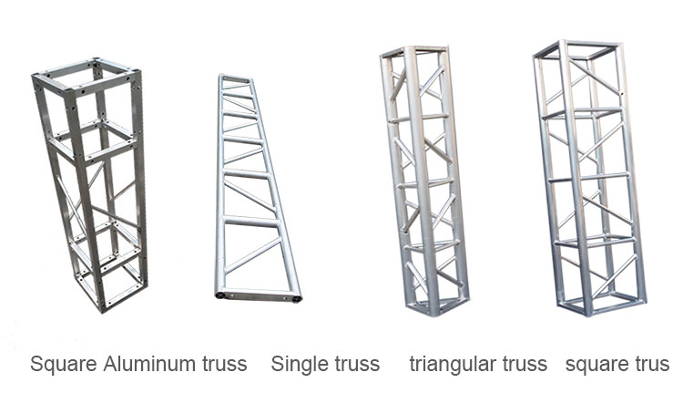 Bolt Square Stage Lighting Truss 400 X 400mm With Aluminum Material