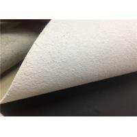 Buy cheap Embossed Soft Faux Leather Fabric , Microfiber Polyurethane Leather Fabric product