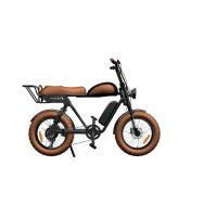 Buy cheap 48V 500W 750W Electric Fat Tire Bike , Electric Fat Tire Bicycle EN15194 product