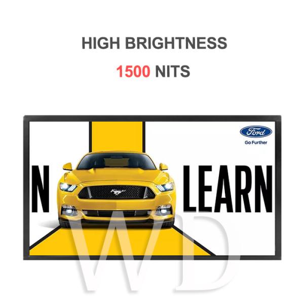 Buy cheap 1920x1080 1500 Nits High Brightness LCD Display , LCD Advertising Equipment from wholesalers