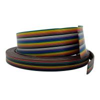 Buy cheap Electrical Multi Color Flat Wire Cables , Multiple Core PVC 26 Awg Ribbon Cable product