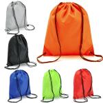 Polyester Drawstring Dust Bag Backpack Bulk For Camping Fitness Tourism Yoga