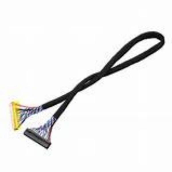 UL VW-1 Flammability Rated Black Low-Voltage Display Serial Cable with