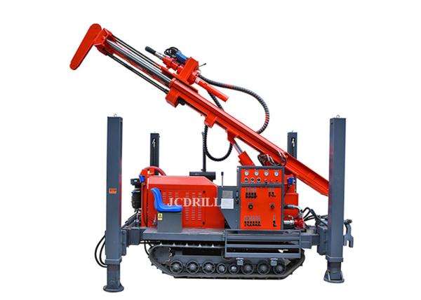 Buy cheap Borehole Crawler Mounted Water Well Drilling Rig STEEL CRAWLER 200m CWD200 from wholesalers