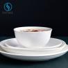Buy cheap Greasy Smooth White Porcelain Rice Bowls Wear Resistant from wholesalers