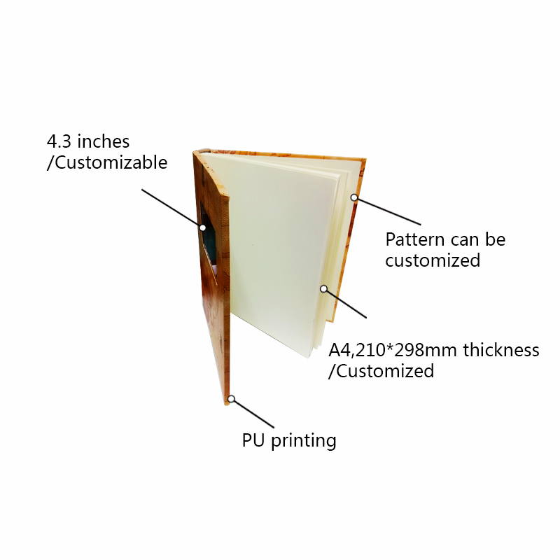 Wedding Invitations Valentines Day LCD Video Business Cards 7 Inch