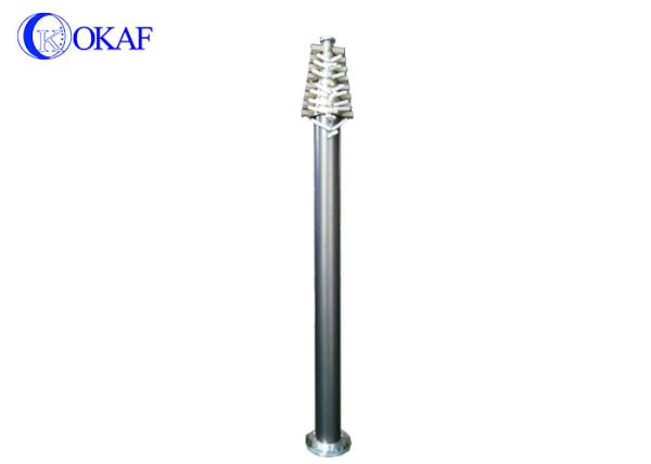 Buy cheap Pneumatic Telescopic Mast Pole Self - Locking 8 Section 15M Height On Trailer from wholesalers