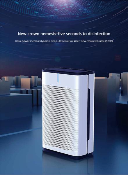 Buy cheap Remove Dust Bad Smells UVC LED Air Purifier 29db Super Quiet Sleep Mode For Bedroom from wholesalers