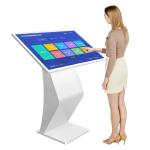 Floor Standing 21.5 Inch Touch Screen Kiosk For Digital Information