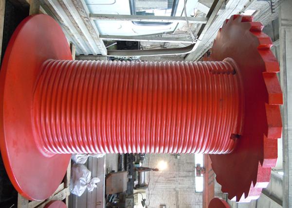 Quality Lebus 320mm Diameter Rope Winch Drum Steel For Mining Equipment for sale