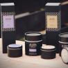 Buy cheap Luxury Custom Black Kraft Round Box Packaging Paper Candle Box Cardboard Tube Packaging from wholesalers
