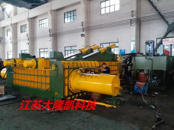 Buy cheap Stainless Steel Hydraulic Scrap Baler Machine / Turn Out Baling Press Machine from wholesalers