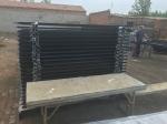 Customized Black Zinc Steel Metal Garrison Fence Panels Maintenance Free
