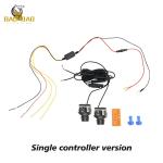 2 Pcs Mirror Angel Wing LED Projector Lamp Decoration Parts For Auto Parts
