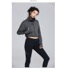 Buy cheap Thumb Hole Women'S Sports Hoodie Ladies Zip Front Sweatshirts 210g from wholesalers