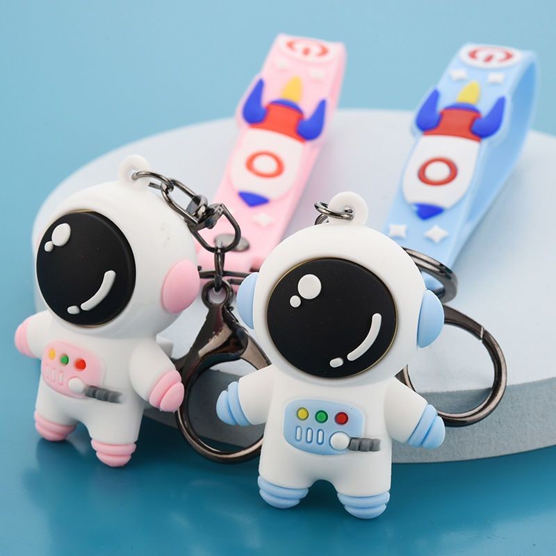 Cartoon Space Astronaut Key Chain Cute Keychains for Car Keys Purse Backpack Kids Gift