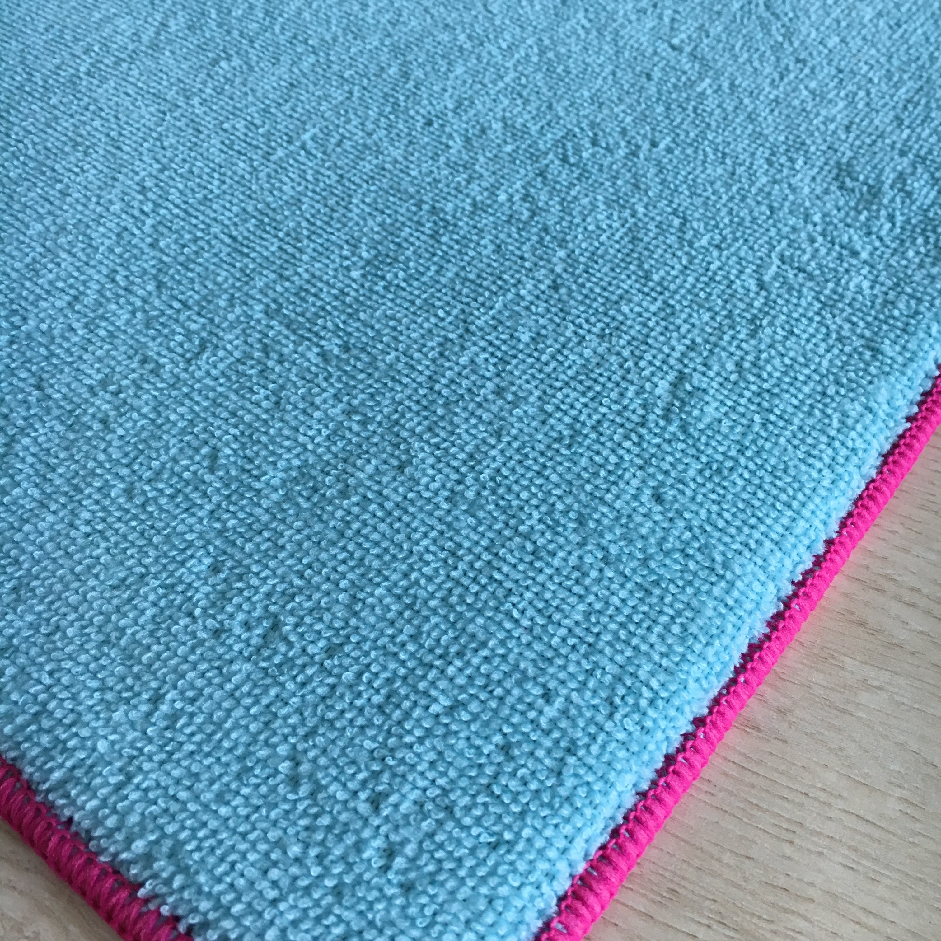 Sinlge packed 1pc Microfiber printeted water absorb dish mat kitchen water pad with grid patten